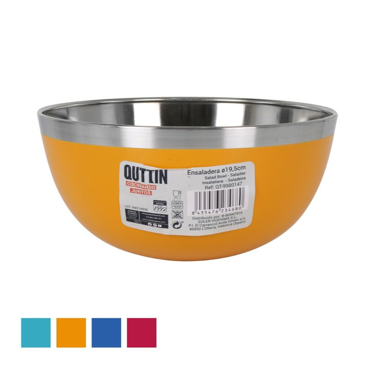 Salladsskål Quttin Ø 19 x 9 cm (16 antal) - 2
