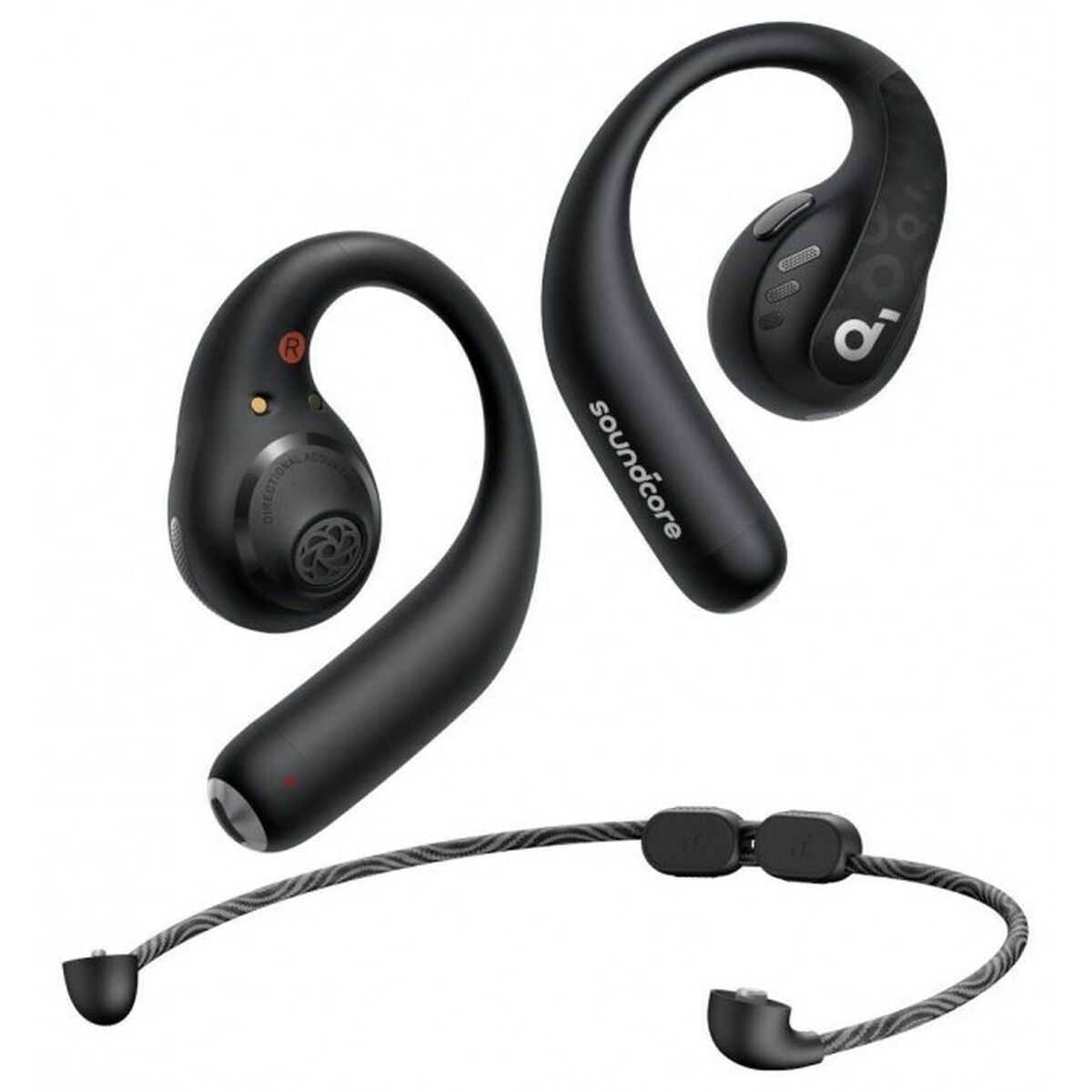 Ear Bluetooth hörlurar Soundcore AEROFIT PRO Svart - 3