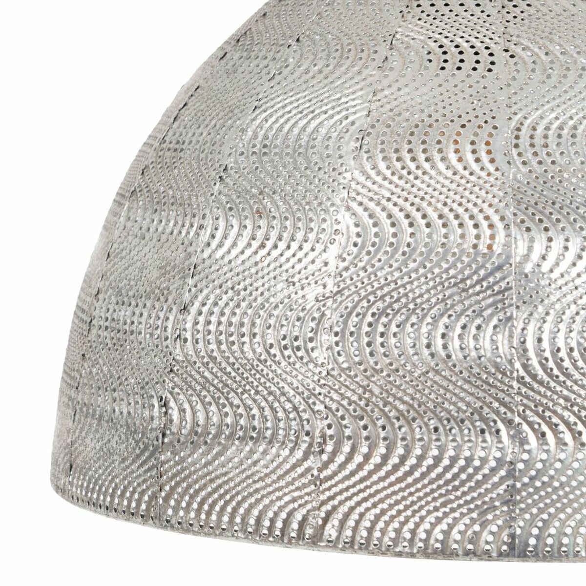 Taklampa 37 x 37 x 29 cm Metall Silver - 4