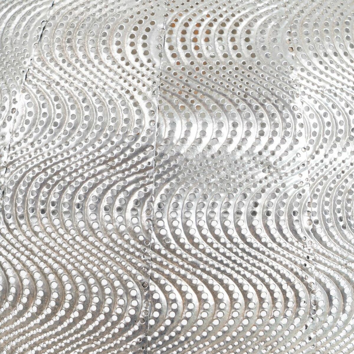 Taklampa 37 x 37 x 29 cm Metall Silver - 3