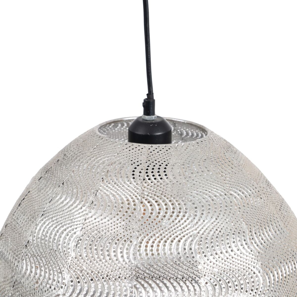 Taklampa 37 x 37 x 29 cm Metall Silver - 6