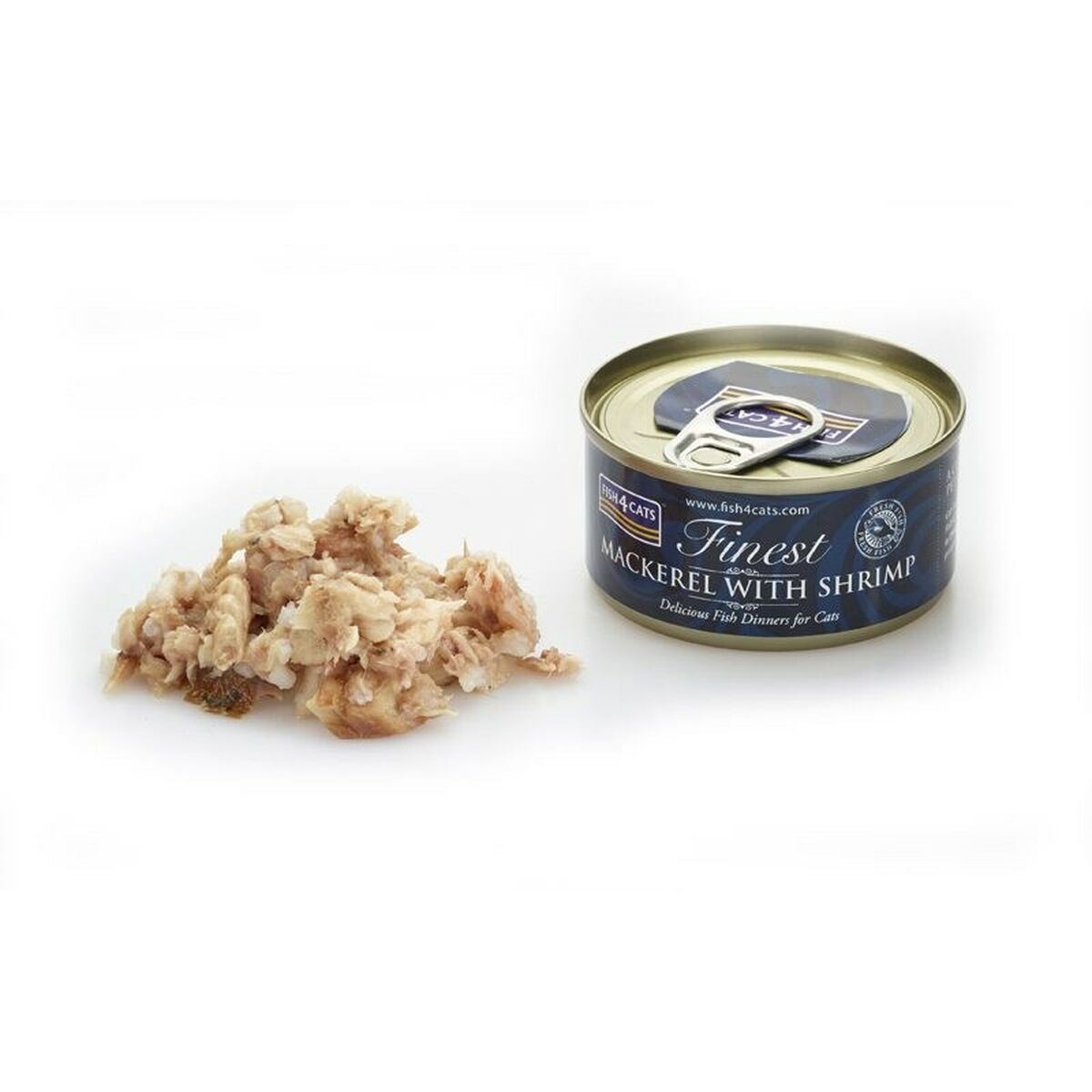 Kattmat FISH4DOGS Mackerel with shrimp Fisk 70 g - 2