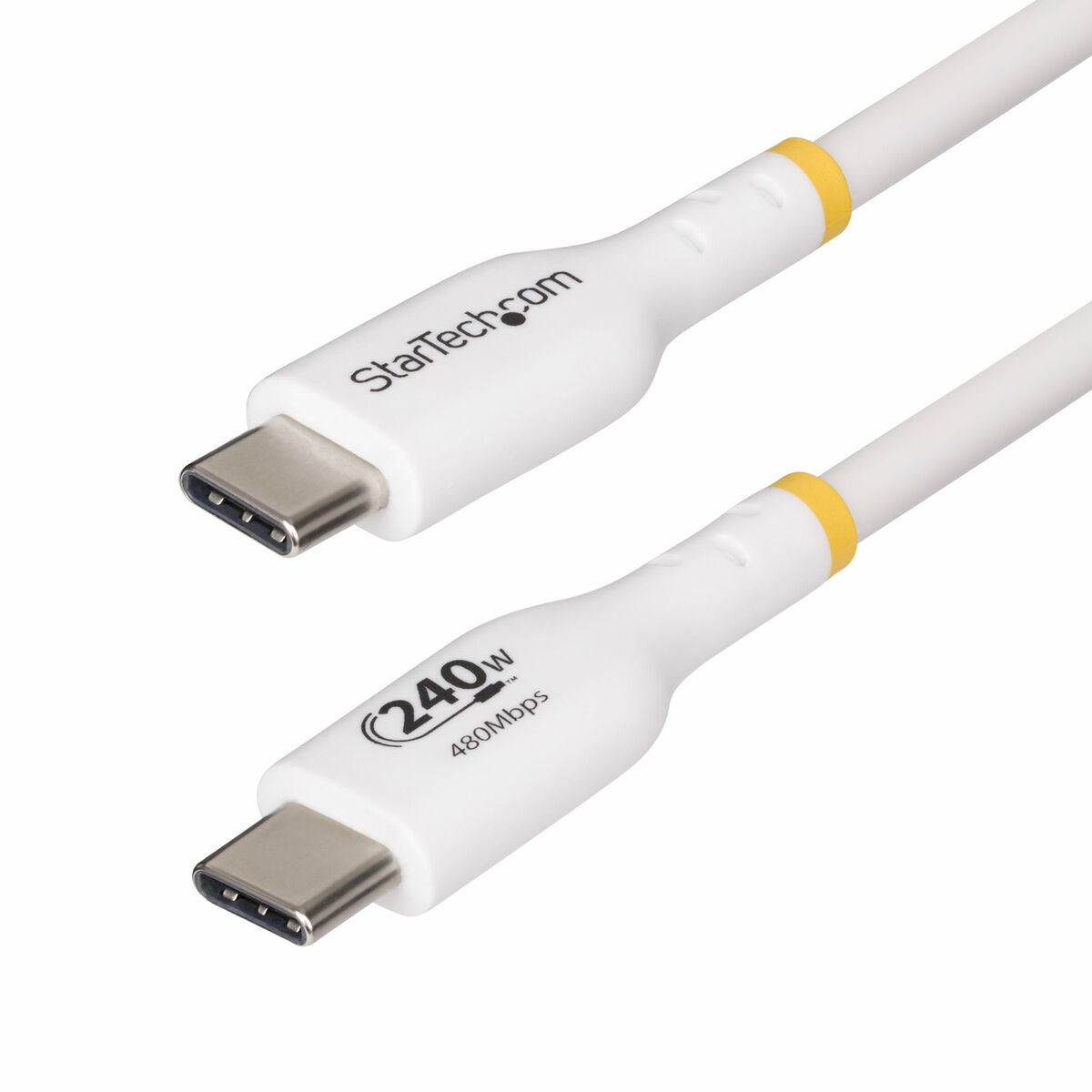 USB-kabel Startech USB2EPR2MW Vit 2 m
