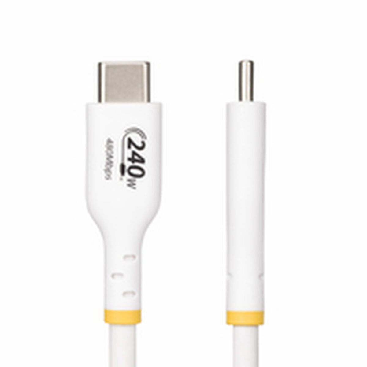 USB-kabel Startech USB2EPR2MW Vit 2 m - 3