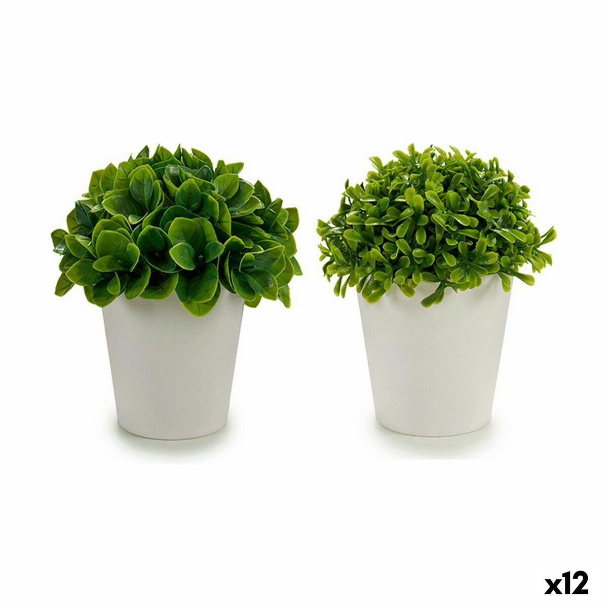 Dekorativ växt Ibergarden Plast 13 x 17 x 13 cm (12 antal)