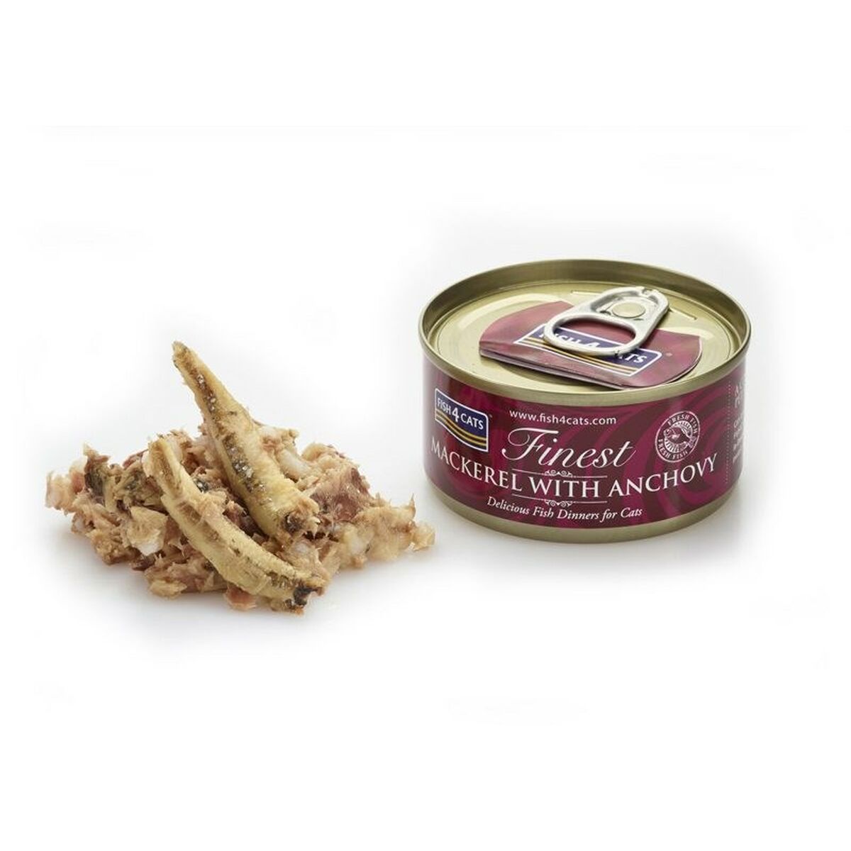 Kattmat FISH4DOGS Mackerel with anchovy Fisk 70 g - 2
