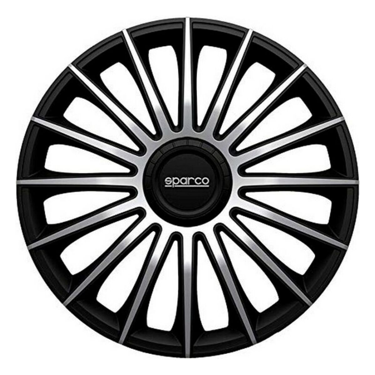 Navkapsel Sparco Torino CS5 Svart Silvrig 15" (4 uds) - 3