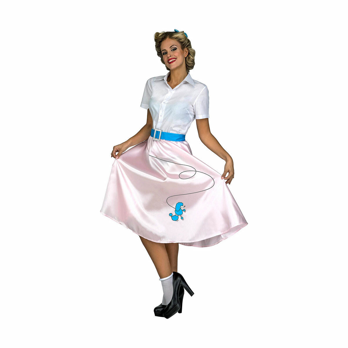 Maskeraddräkt vuxna My Other Me Pink Lady M/L (3 Delar) - 6