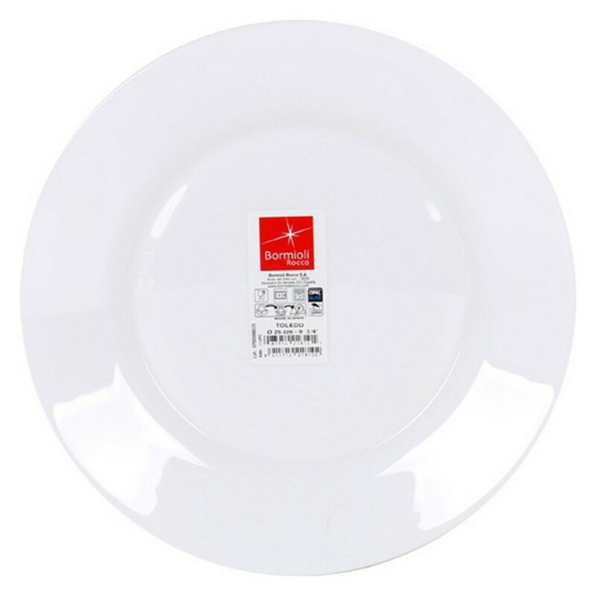 Platt skål Bormioli Toledo Ø 25 x 2 cm (36 antal) - 3