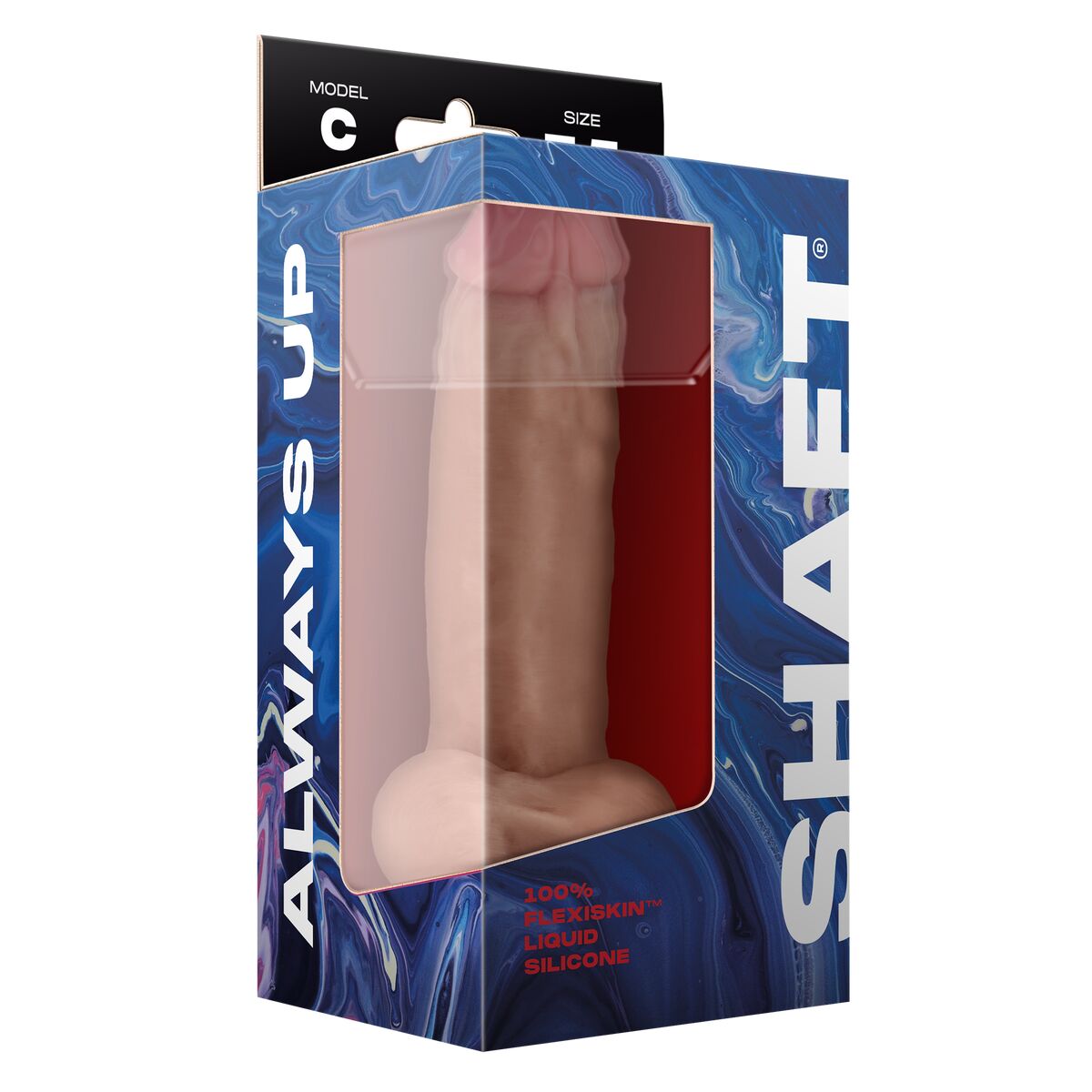 Realistisk dildo Shaft Silikon Ø 4 cm (13,2 cm) - 3