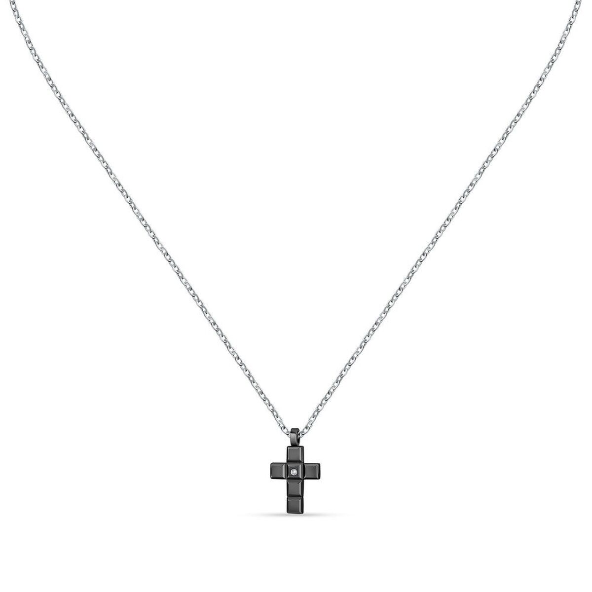 Herrhalsband Morellato SALS75 Svart