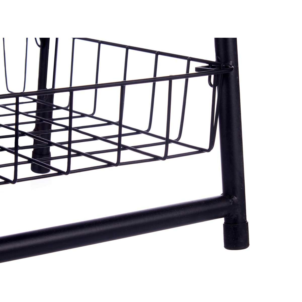 Bokhylla Kinvara Svart Metall Järn 44 x 31 x 90 cm 44 x 90 x 31 cm 48 x 8,5 x 38 cm - 2