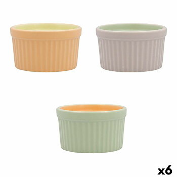 Ramekin Quid Vitamina Dvobarvna Keramik 8,5 x 8,5 x 4,5 cm (6 antal)