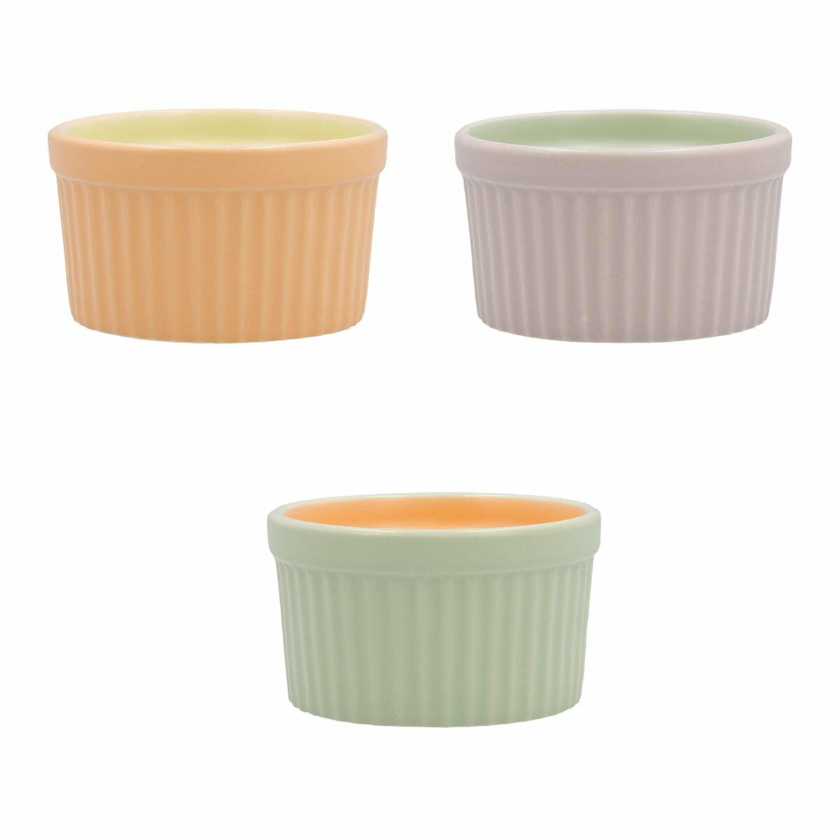 Ramekin Quid Vitamina Dvobarvna Keramik 8,5 x 8,5 x 4,5 cm (6 antal) - 2
