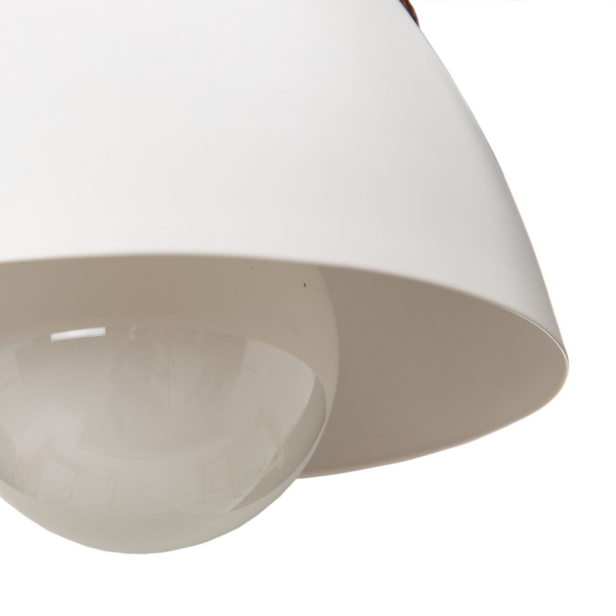 Vägglampa 17 x 25 x 20 cm Metall Vit - 3