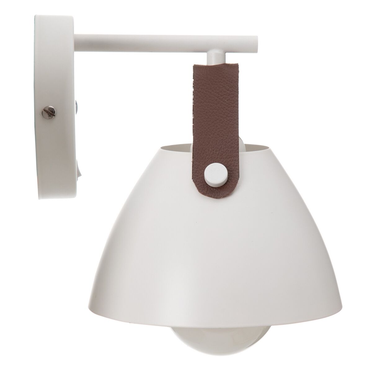 Vägglampa 17 x 25 x 20 cm Metall Vit - 5