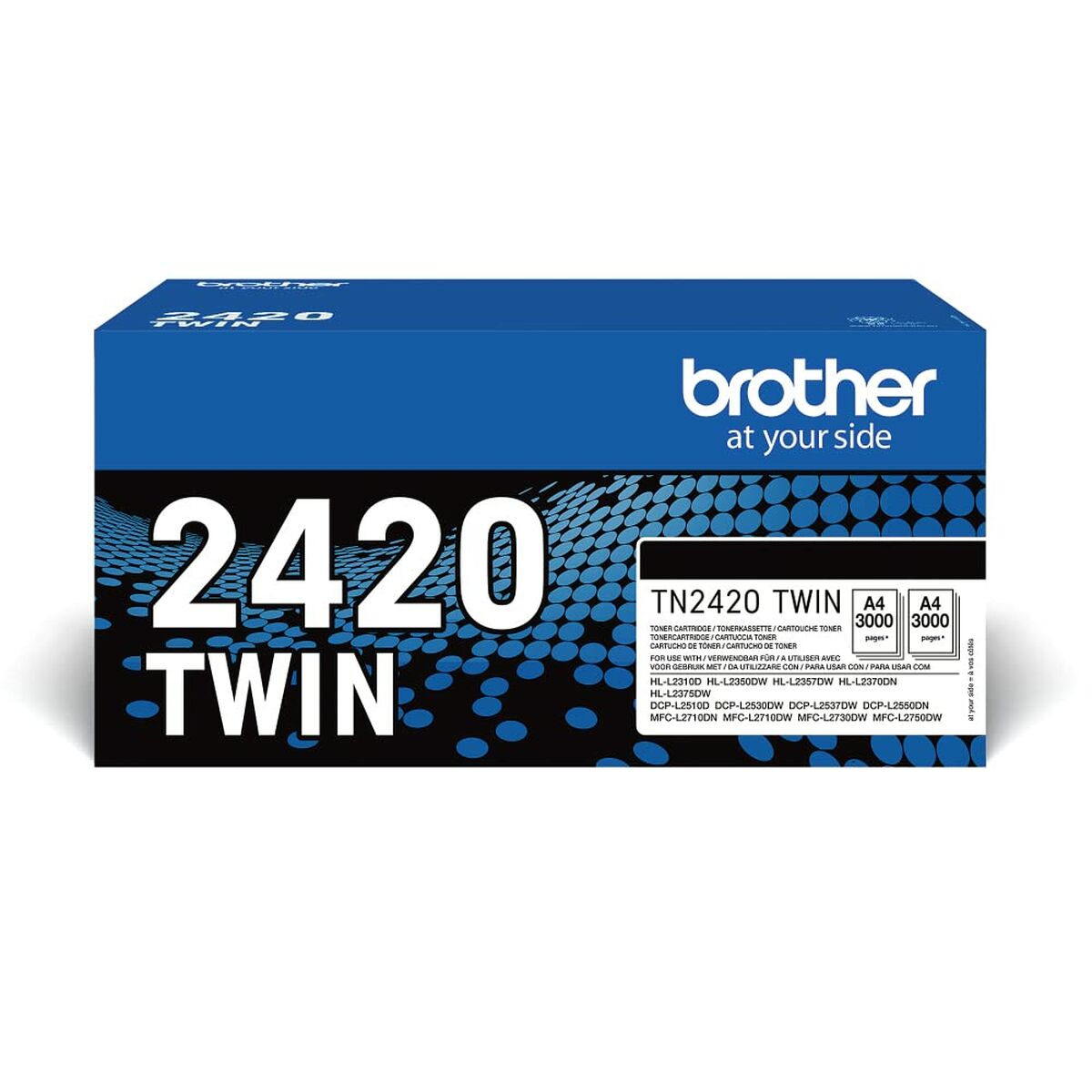 Original Bläckpatron Brother TN2420TWIN Svart - 2