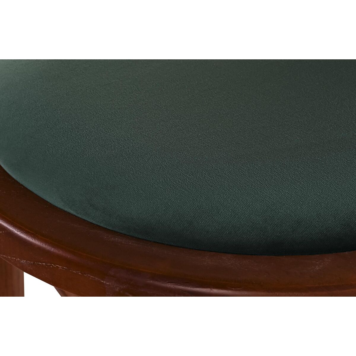 Sittpall DKD Home Decor Grön Mörkbrun Rattan Almträ 43 x 43 x 108 cm - 7