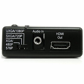 Konverterare/adapter Startech VID2HDCON            Svart