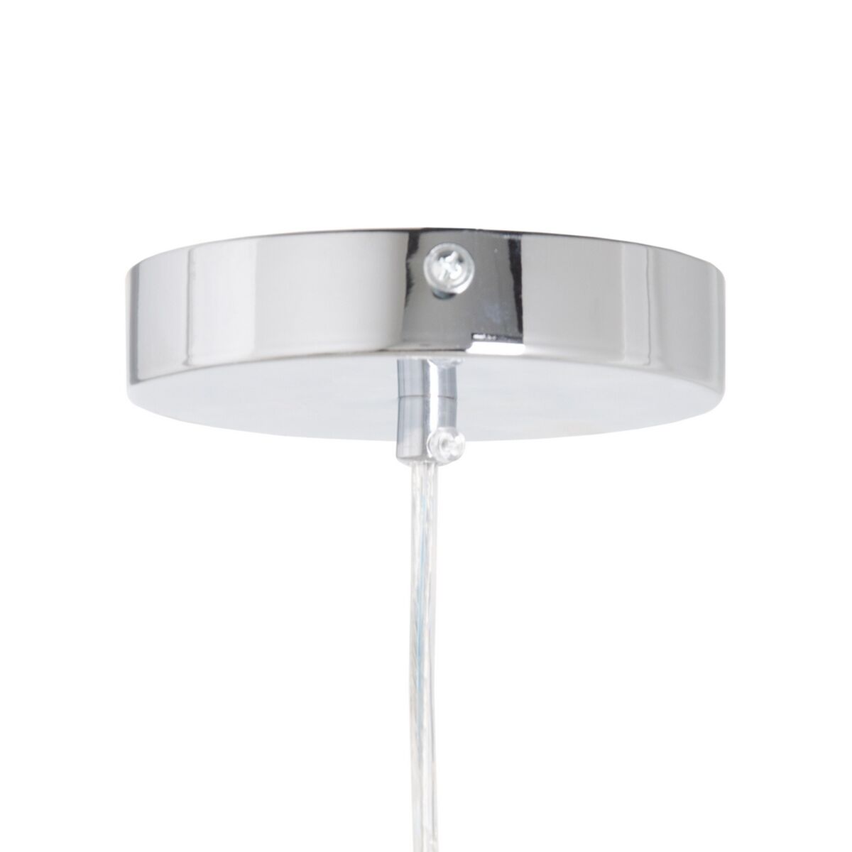 Taklampa 16 x 16 x 50 cm Hierro/Cristal Glas Grå Metall 220 V 240 V - 2