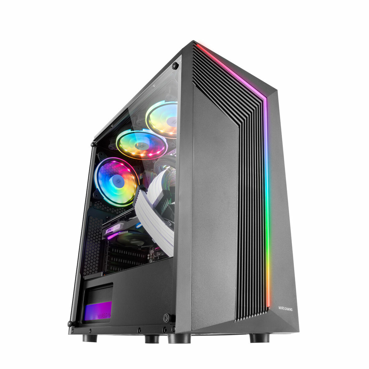 ATX Låda Mars Gaming MCX7 Svart - 3