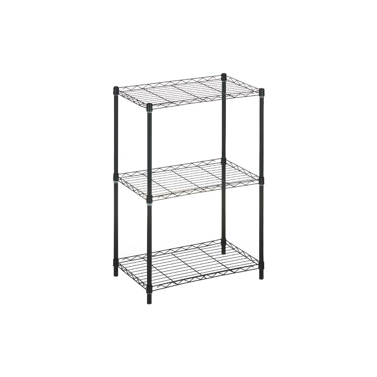 Bokhylla Kipit WR4312-3-484 Svart Metall Plast 56 x 35 x 80 cm - 3