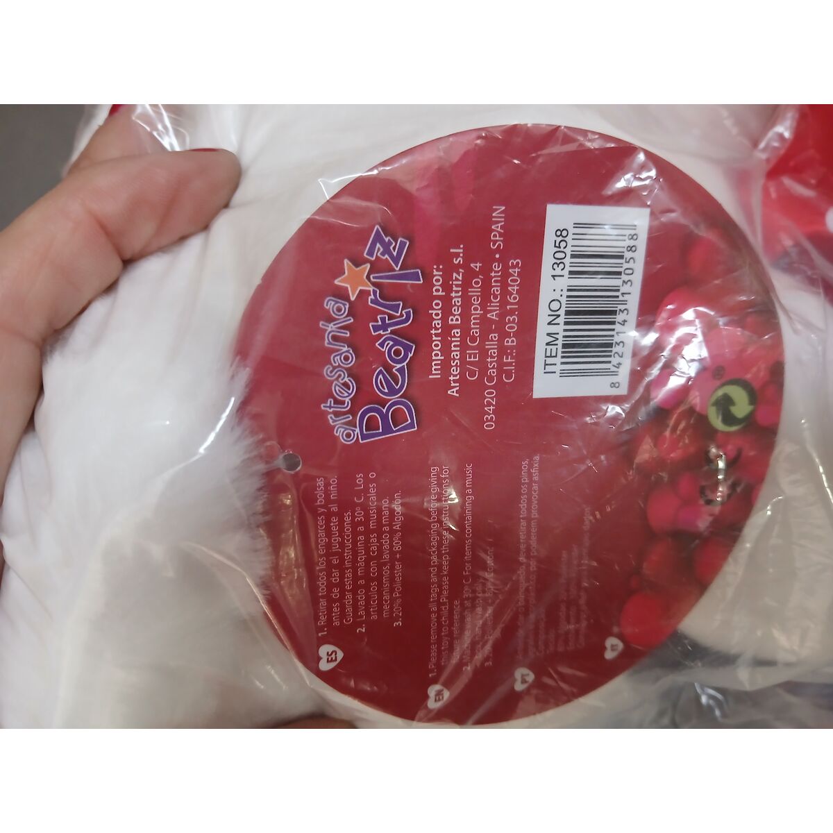 Mjukisleksak Artesanía Beatriz Te Quiero 40 cm Björn - 7