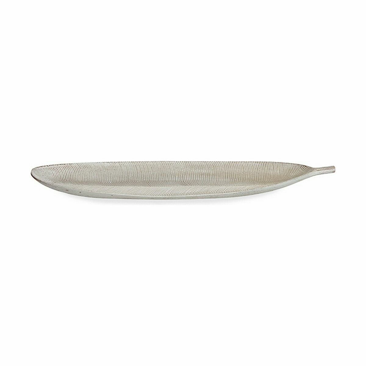 Bordsdekoration Gift Decor Vit Trä MDF 59,5 x 3 x 21,6 cm Dekoration Löv av en växt (6 antal) - 2