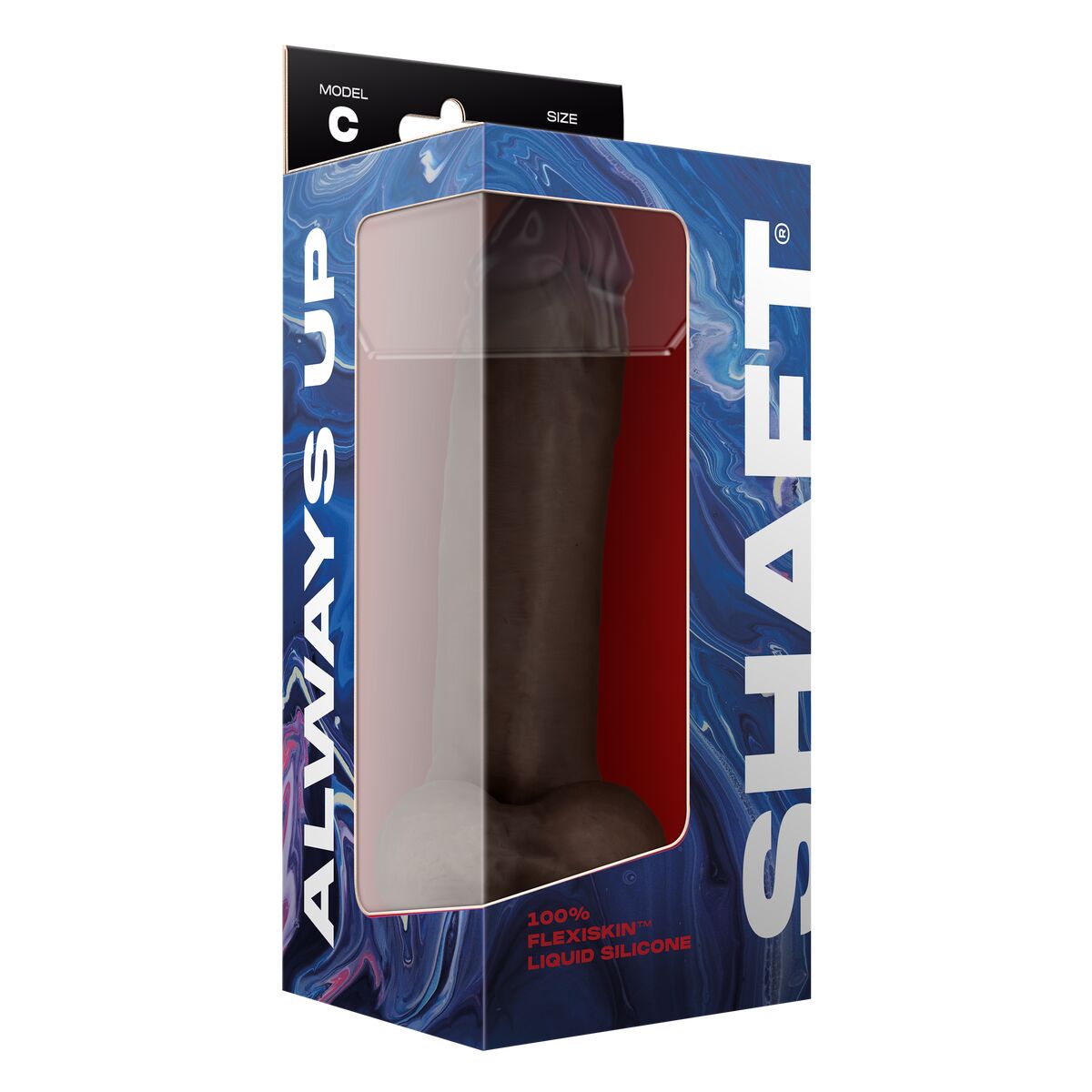 Realistisk dildo Shaft Silikon Ø 4,7 cm (17,3 cm) - 3