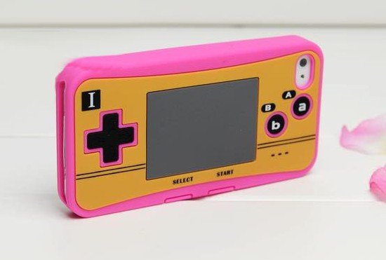 Silikonskal för iPhone Retro Videospel - 5