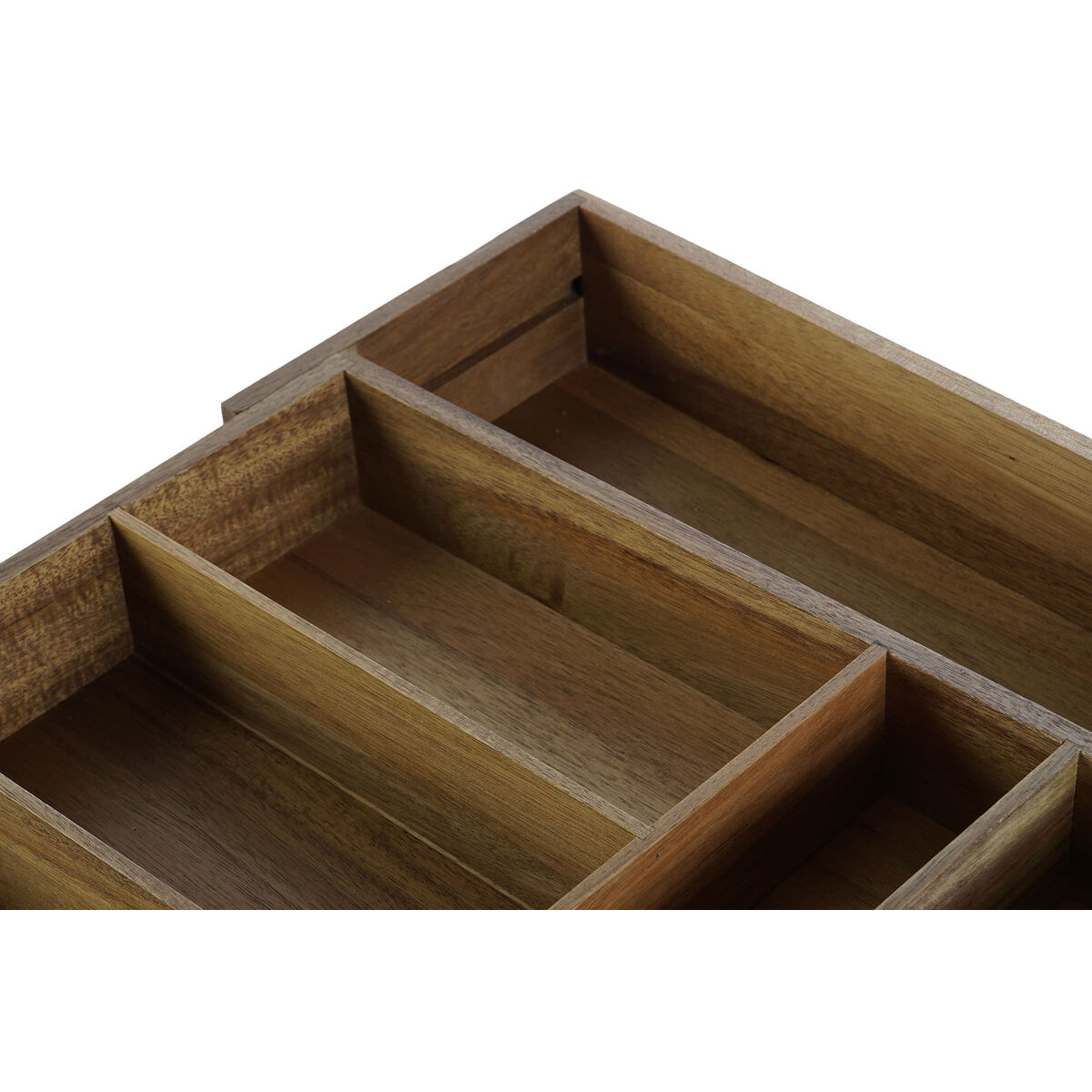 Besticks-sortering DKD Home Decor Naturell Akaciaträ 35 x 30 x 7 cm - 5