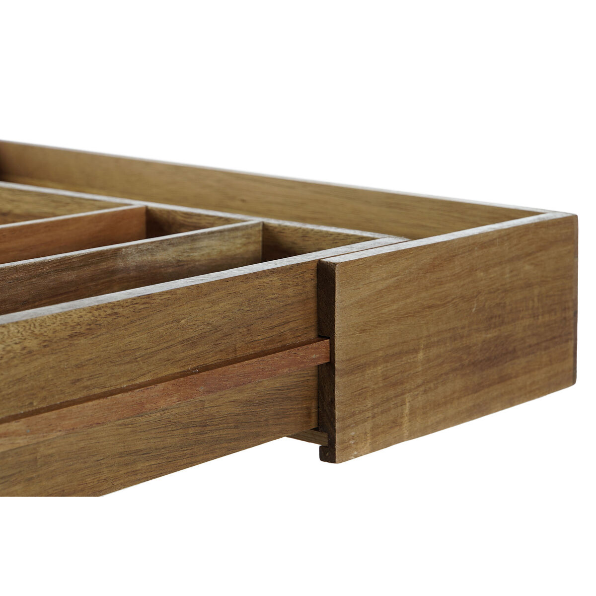 Besticks-sortering DKD Home Decor Naturell Akaciaträ 35 x 30 x 7 cm - 6