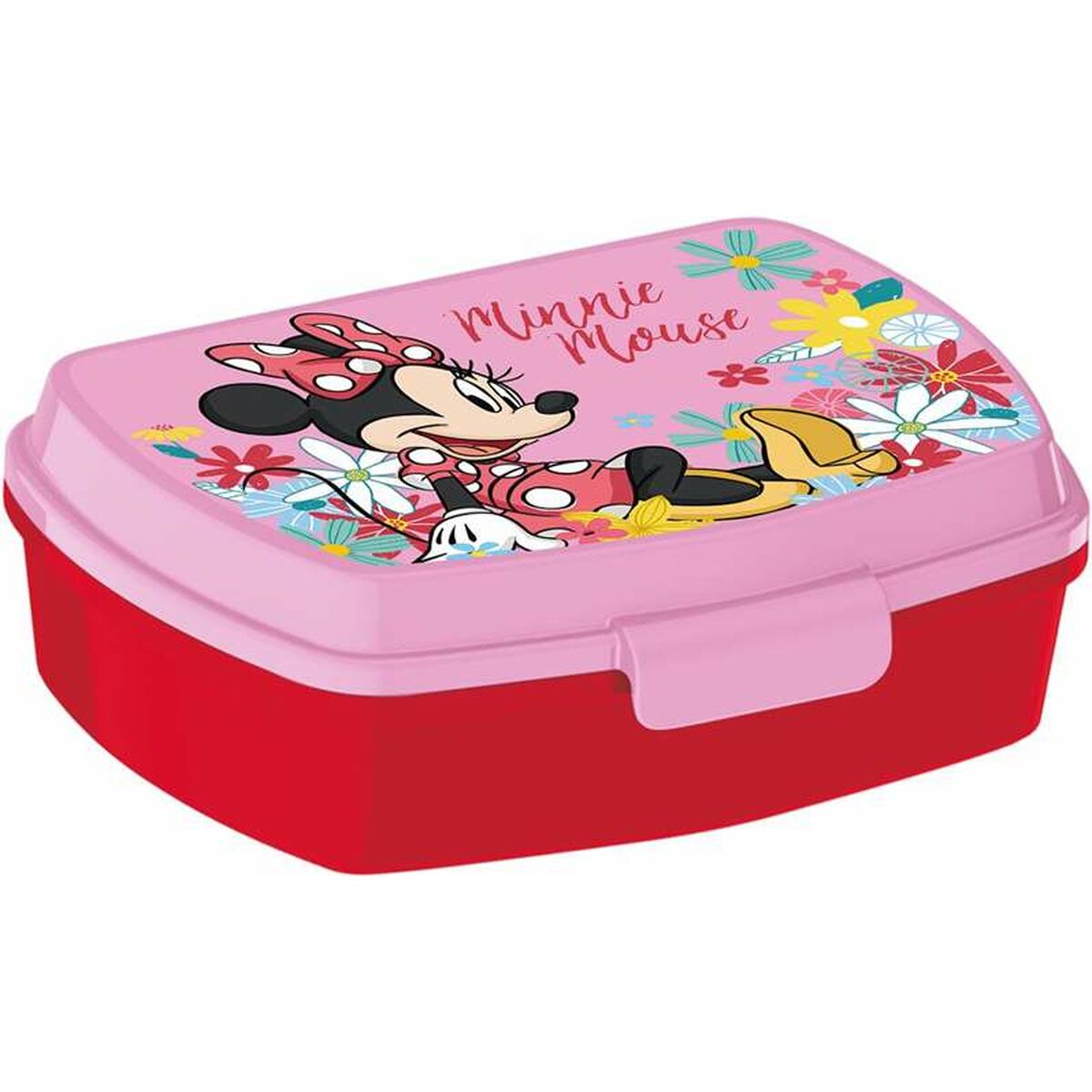Smörgåsmaskin Minnie Mouse Spring Look Barn Rektangulär polypropen 17 x 14 x 5,6 cm