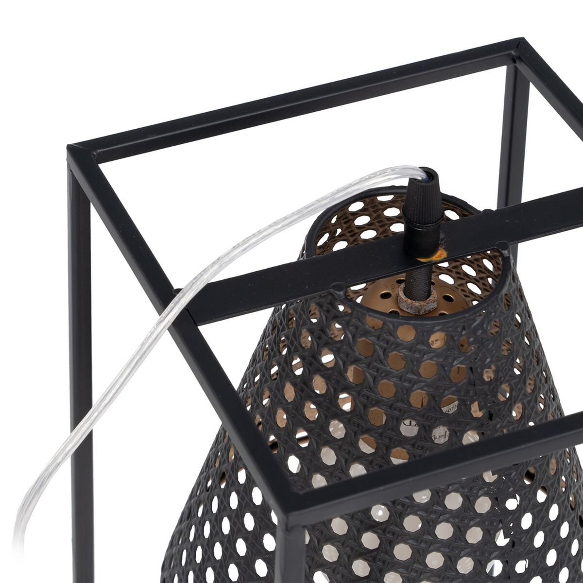 Bordslampa Svart Gyllene Metall Järn 60 W 220 V 240 V 220 -240 V 20 x 20 x 42 cm - 7