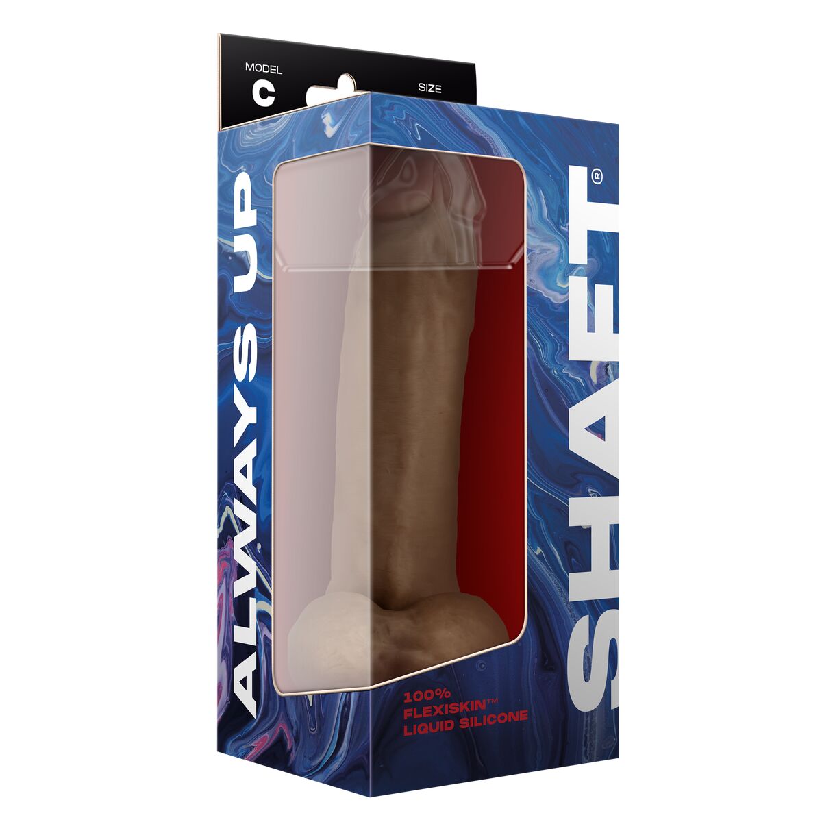 Realistisk dildo Shaft Silikon Ø 4,7 cm (17,3 cm) - 3