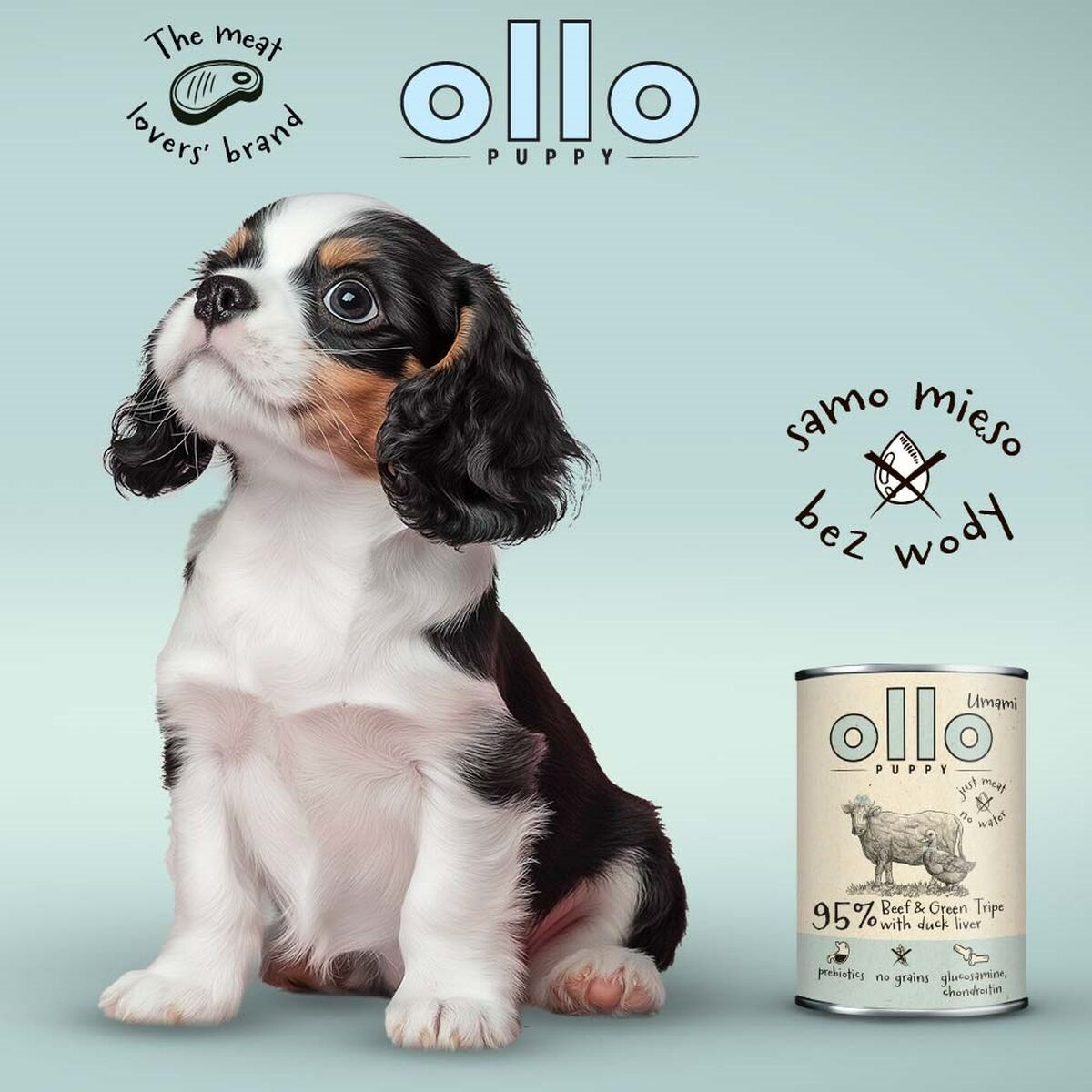 Våt mat Ollo Puppy Umami Nötkött 400 g - 2
