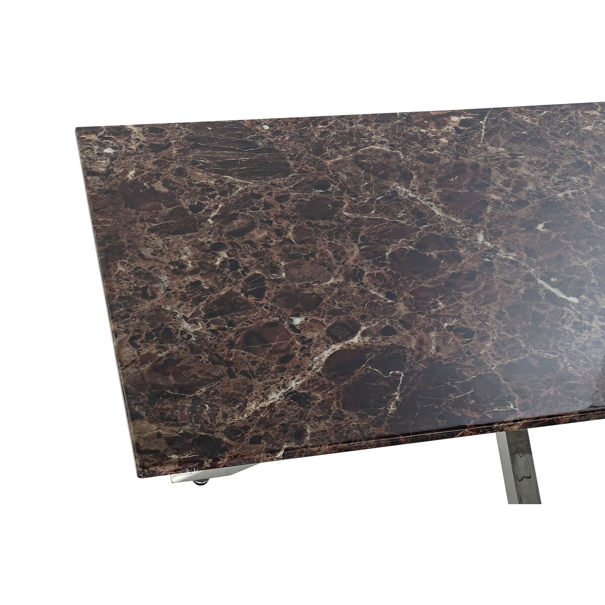 Soffbord DKD Home Decor Silvrig Marmor Stål Plast 130 x 80 x 45 cm - 8