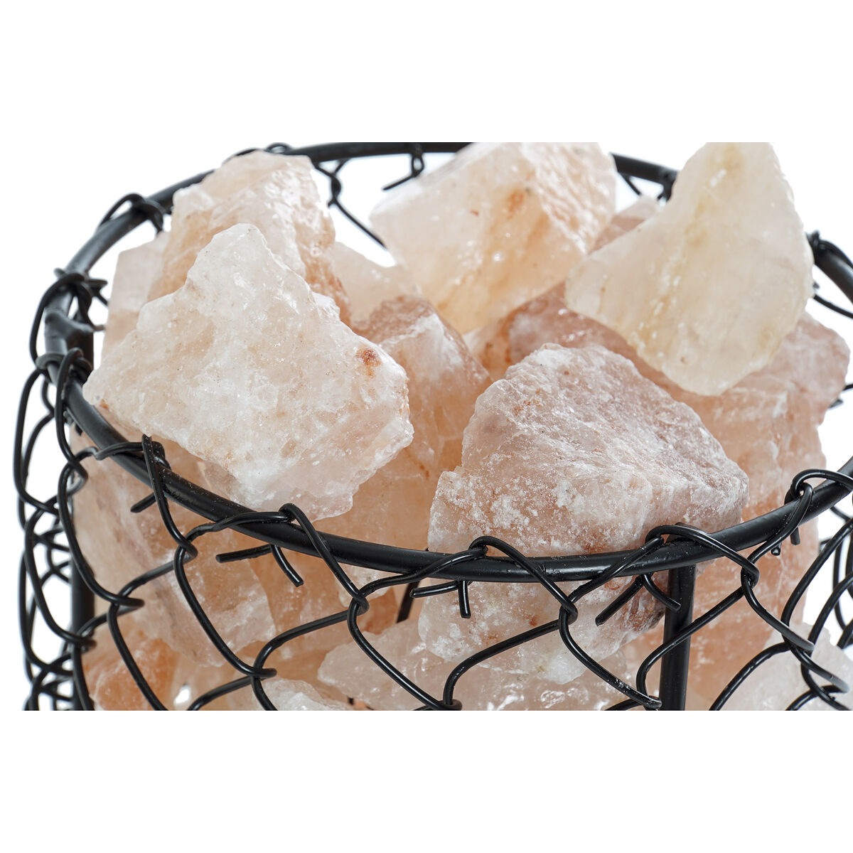 Belysning dekoration DKD Home Decor Salt Svart Orange 15 W 17 x 17 x 17 cm - 6