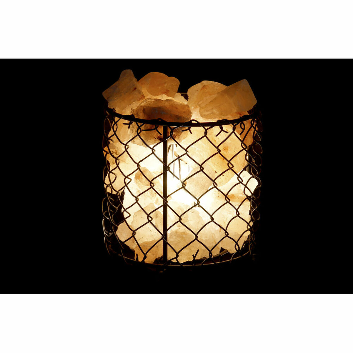 Belysning dekoration DKD Home Decor Salt Svart Orange 15 W 17 x 17 x 17 cm - 9