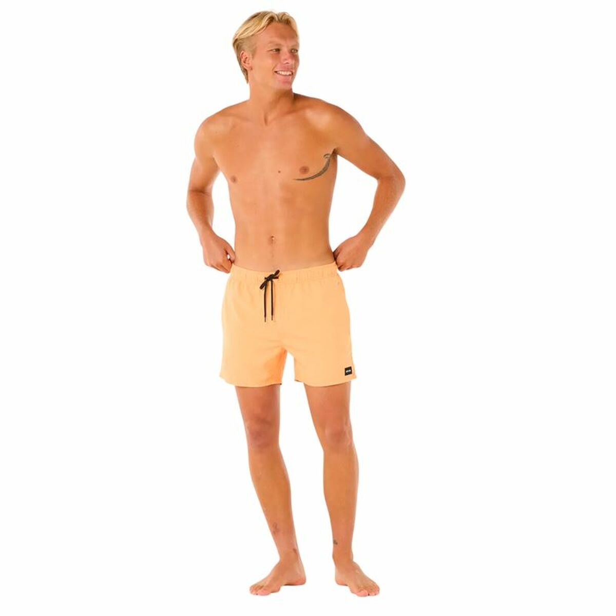 Baddräkt Herr Rip Curl Offset Volley Orange - 3