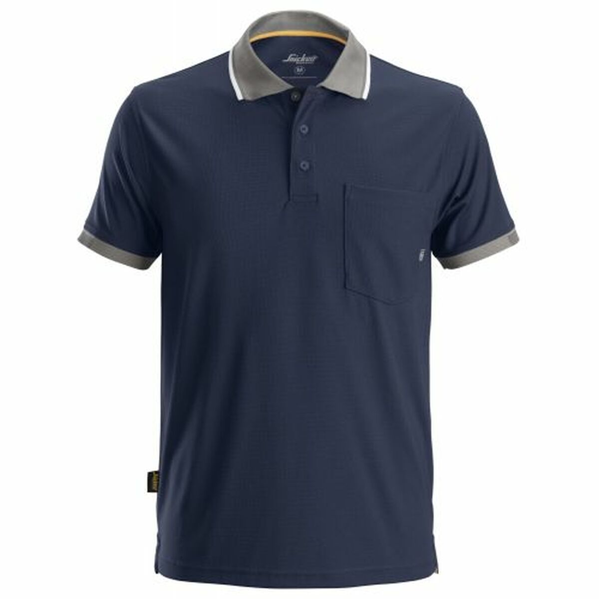 Polotröja kortärmad Herr Snickers Workwear 2724 Polo AllroundWork Technology 37.5® Marinblå