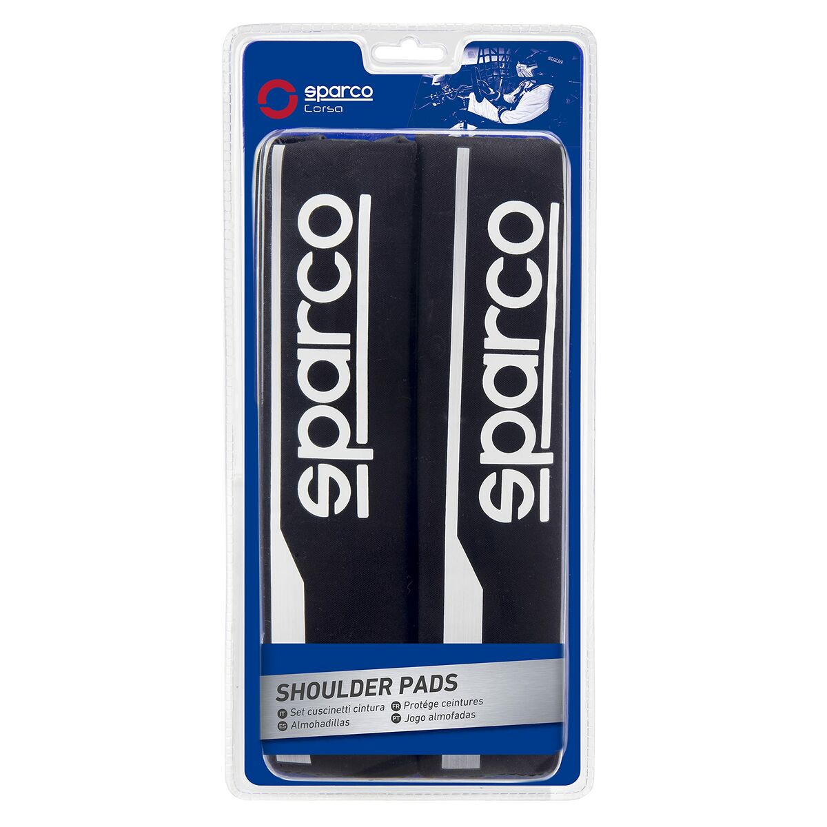 Dynor för säkerhetsbälte Sparco SPC1207BK Svart - 4