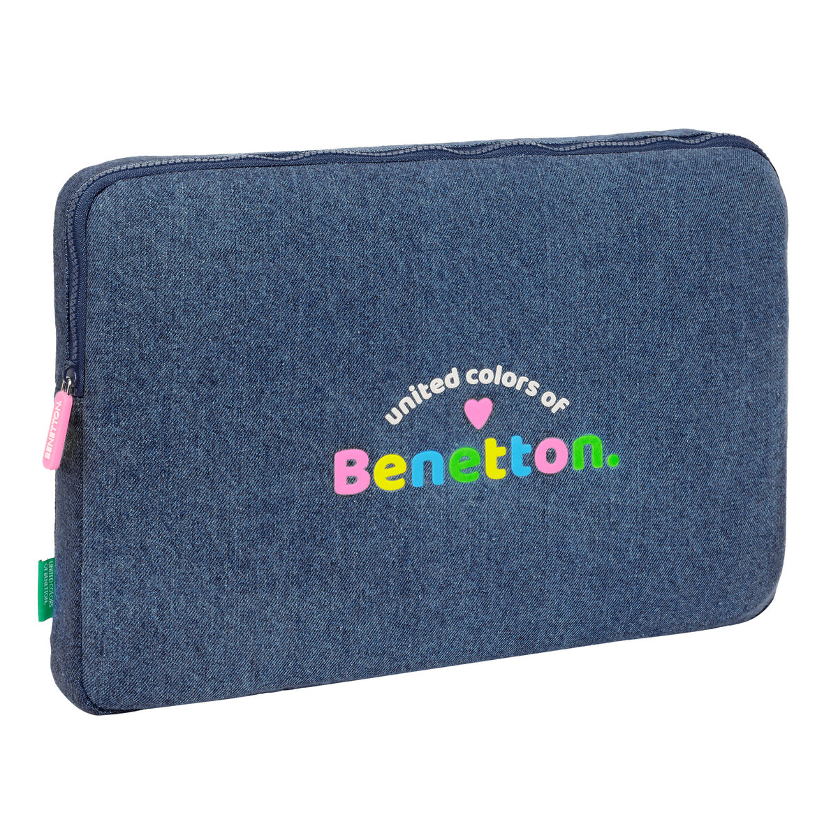 Laptopfodral Benetton Denim Blå 15,6'' 39,5 x 27,5 x 3,5 cm