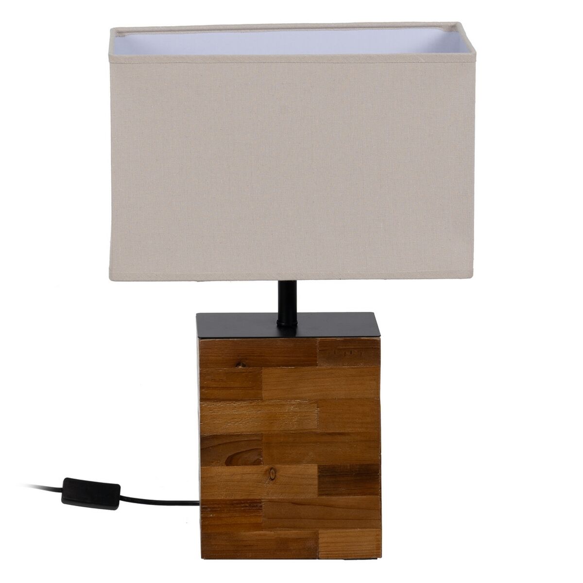 Bordslampa Brun Kräm 60 W 220-240 V 35 x 18 x 51 cm