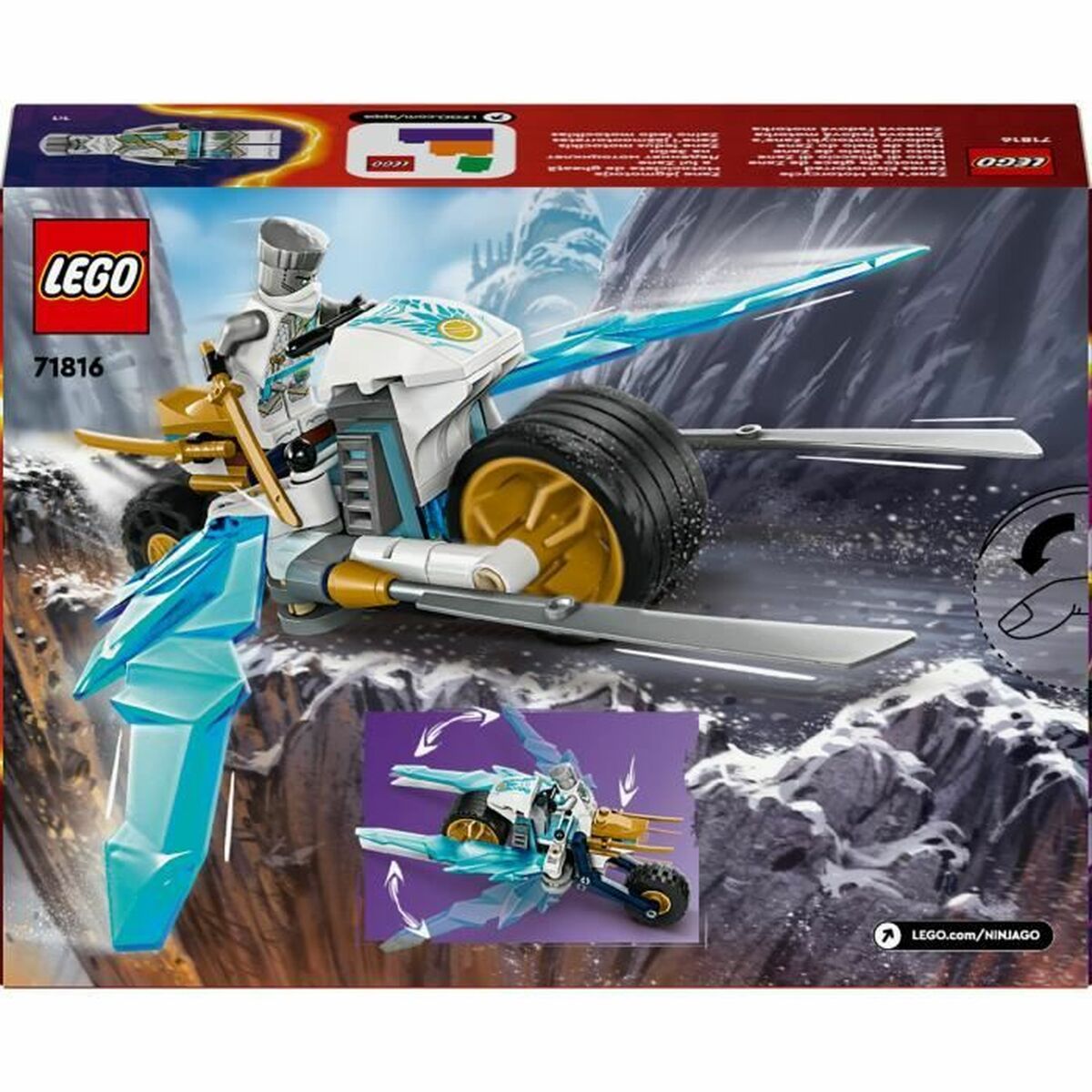 Byggsats Bicicleta de Hielo de Zane Lego Ninjago - 5