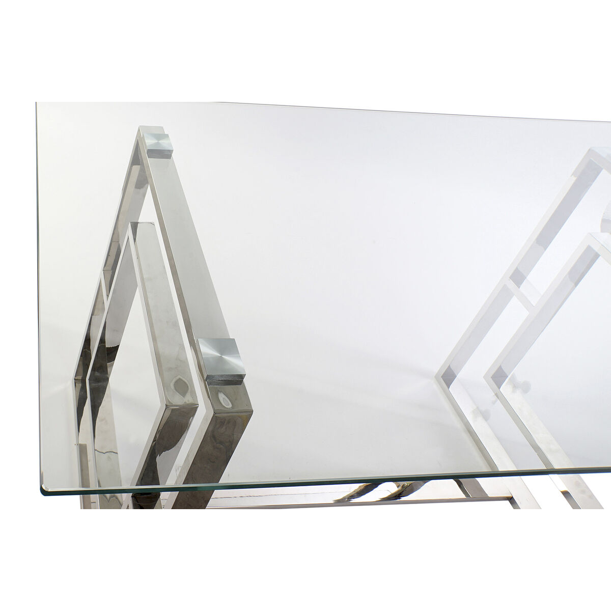 Matsalsbord DKD Home Decor Glas Stål (180 x 90 x 75 cm) - 6