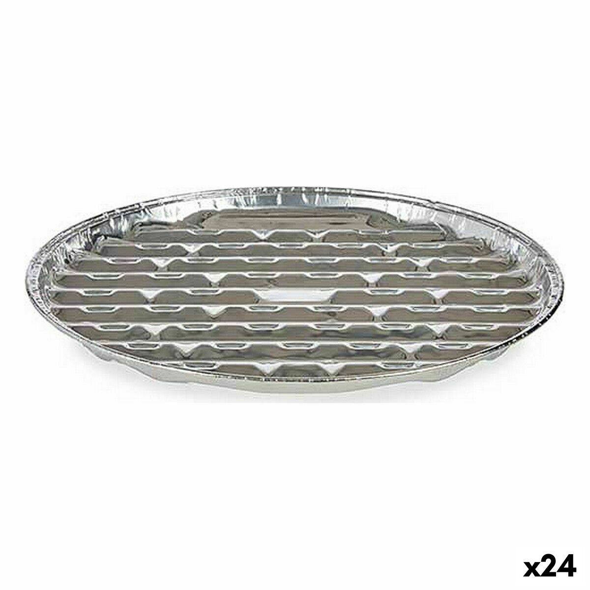 Pizza-form Kinvara 64300 Silvrig Aluminium 32 x 3 x 32 cm Disponibel Pizza (24 antal)