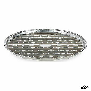 Pizza-form Kinvara 64300 Silvrig Aluminium 32 x 3 x 32 cm Disponibel Pizza (24 antal)