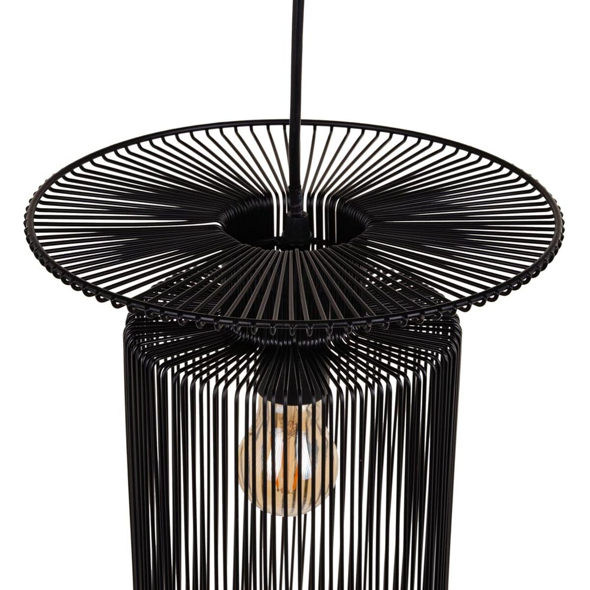 Taklampa 27 x 27 x 30,5 cm Svart Järn Ø 27 cm - 4