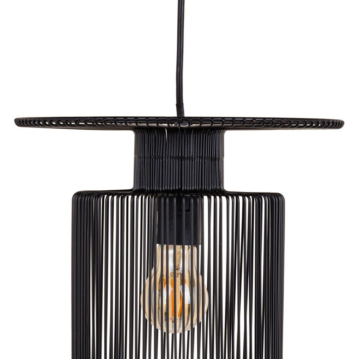 Taklampa 27 x 27 x 30,5 cm Svart Järn Ø 27 cm - 7